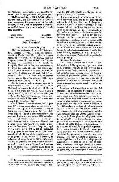 Annali della giurisprudenza italiana raccolta generale delle decisioni delle Corti di cassazione e d'appello in materia civile, criminale, commerciale, di diritto pubblico e amministrativo, e di procedura civile e penale