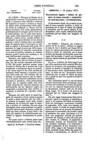 Annali della giurisprudenza italiana raccolta generale delle decisioni delle Corti di cassazione e d'appello in materia civile, criminale, commerciale, di diritto pubblico e amministrativo, e di procedura civile e penale