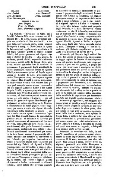 Annali della giurisprudenza italiana raccolta generale delle decisioni delle Corti di cassazione e d'appello in materia civile, criminale, commerciale, di diritto pubblico e amministrativo, e di procedura civile e penale