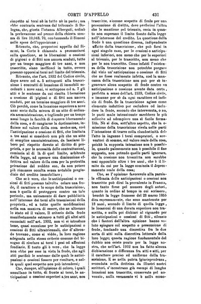 Annali della giurisprudenza italiana raccolta generale delle decisioni delle Corti di cassazione e d'appello in materia civile, criminale, commerciale, di diritto pubblico e amministrativo, e di procedura civile e penale