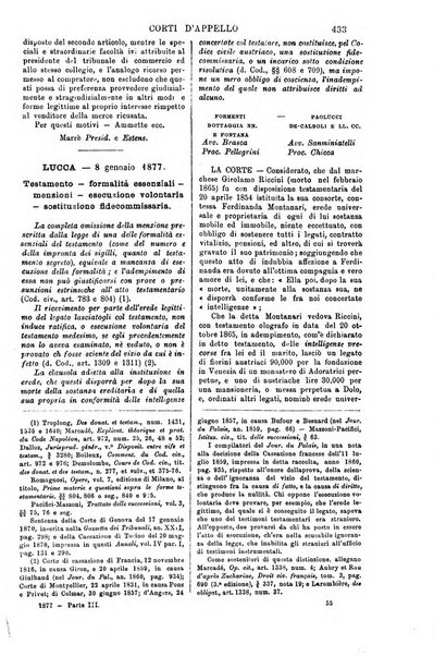 Annali della giurisprudenza italiana raccolta generale delle decisioni delle Corti di cassazione e d'appello in materia civile, criminale, commerciale, di diritto pubblico e amministrativo, e di procedura civile e penale