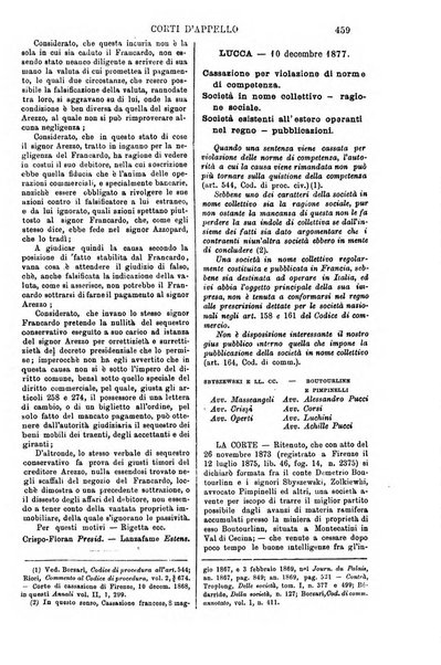 Annali della giurisprudenza italiana raccolta generale delle decisioni delle Corti di cassazione e d'appello in materia civile, criminale, commerciale, di diritto pubblico e amministrativo, e di procedura civile e penale