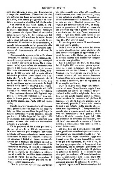 Annali della giurisprudenza italiana raccolta generale delle decisioni delle Corti di cassazione e d'appello in materia civile, criminale, commerciale, di diritto pubblico e amministrativo, e di procedura civile e penale