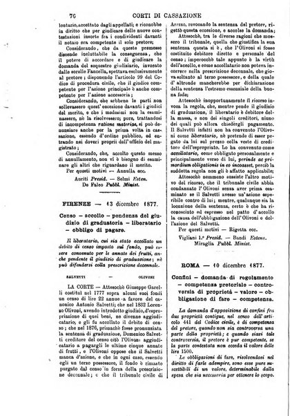 Annali della giurisprudenza italiana raccolta generale delle decisioni delle Corti di cassazione e d'appello in materia civile, criminale, commerciale, di diritto pubblico e amministrativo, e di procedura civile e penale