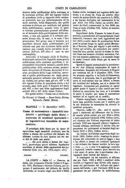 Annali della giurisprudenza italiana raccolta generale delle decisioni delle Corti di cassazione e d'appello in materia civile, criminale, commerciale, di diritto pubblico e amministrativo, e di procedura civile e penale