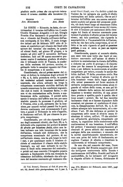 Annali della giurisprudenza italiana raccolta generale delle decisioni delle Corti di cassazione e d'appello in materia civile, criminale, commerciale, di diritto pubblico e amministrativo, e di procedura civile e penale