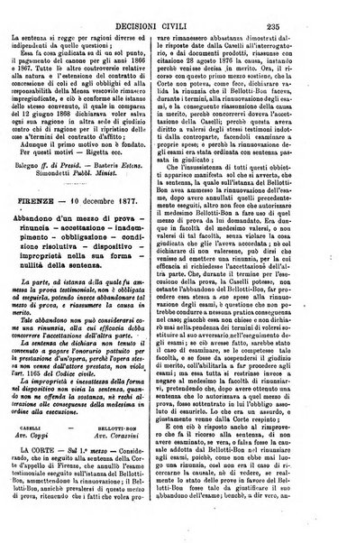 Annali della giurisprudenza italiana raccolta generale delle decisioni delle Corti di cassazione e d'appello in materia civile, criminale, commerciale, di diritto pubblico e amministrativo, e di procedura civile e penale