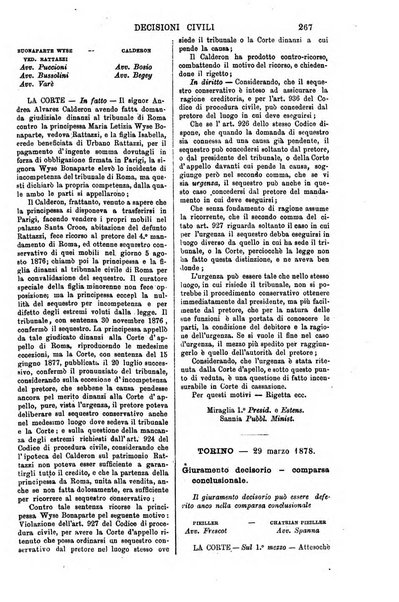 Annali della giurisprudenza italiana raccolta generale delle decisioni delle Corti di cassazione e d'appello in materia civile, criminale, commerciale, di diritto pubblico e amministrativo, e di procedura civile e penale