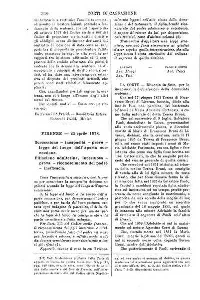 Annali della giurisprudenza italiana raccolta generale delle decisioni delle Corti di cassazione e d'appello in materia civile, criminale, commerciale, di diritto pubblico e amministrativo, e di procedura civile e penale