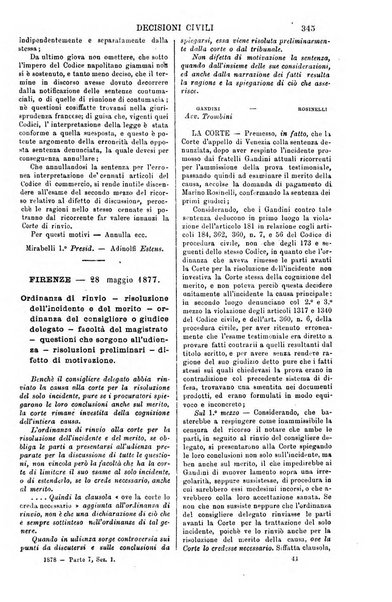 Annali della giurisprudenza italiana raccolta generale delle decisioni delle Corti di cassazione e d'appello in materia civile, criminale, commerciale, di diritto pubblico e amministrativo, e di procedura civile e penale