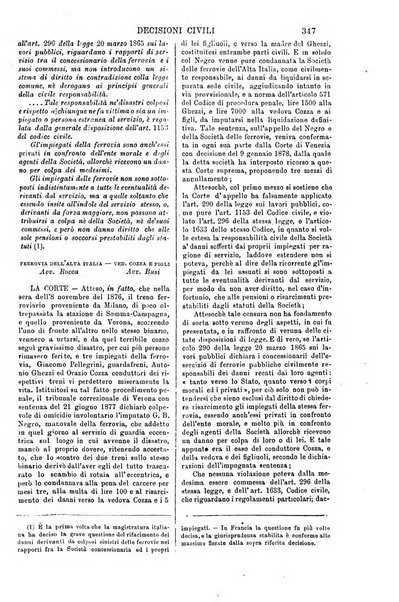 Annali della giurisprudenza italiana raccolta generale delle decisioni delle Corti di cassazione e d'appello in materia civile, criminale, commerciale, di diritto pubblico e amministrativo, e di procedura civile e penale