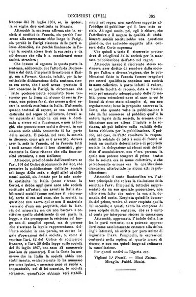 Annali della giurisprudenza italiana raccolta generale delle decisioni delle Corti di cassazione e d'appello in materia civile, criminale, commerciale, di diritto pubblico e amministrativo, e di procedura civile e penale