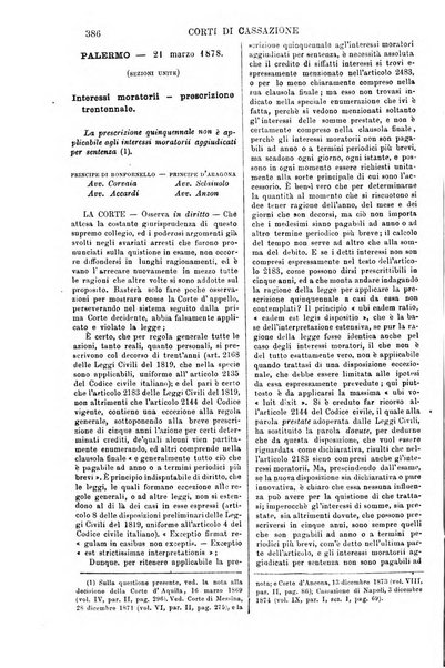 Annali della giurisprudenza italiana raccolta generale delle decisioni delle Corti di cassazione e d'appello in materia civile, criminale, commerciale, di diritto pubblico e amministrativo, e di procedura civile e penale