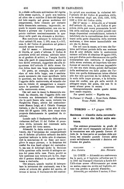 Annali della giurisprudenza italiana raccolta generale delle decisioni delle Corti di cassazione e d'appello in materia civile, criminale, commerciale, di diritto pubblico e amministrativo, e di procedura civile e penale