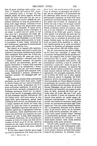 Annali della giurisprudenza italiana raccolta generale delle decisioni delle Corti di cassazione e d'appello in materia civile, criminale, commerciale, di diritto pubblico e amministrativo, e di procedura civile e penale