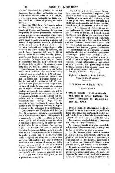 Annali della giurisprudenza italiana raccolta generale delle decisioni delle Corti di cassazione e d'appello in materia civile, criminale, commerciale, di diritto pubblico e amministrativo, e di procedura civile e penale