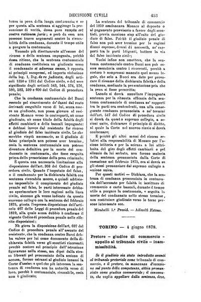 Annali della giurisprudenza italiana raccolta generale delle decisioni delle Corti di cassazione e d'appello in materia civile, criminale, commerciale, di diritto pubblico e amministrativo, e di procedura civile e penale