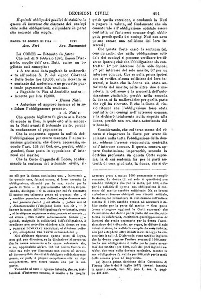 Annali della giurisprudenza italiana raccolta generale delle decisioni delle Corti di cassazione e d'appello in materia civile, criminale, commerciale, di diritto pubblico e amministrativo, e di procedura civile e penale