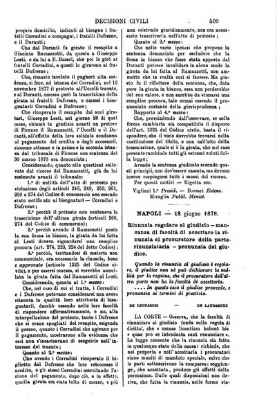 Annali della giurisprudenza italiana raccolta generale delle decisioni delle Corti di cassazione e d'appello in materia civile, criminale, commerciale, di diritto pubblico e amministrativo, e di procedura civile e penale