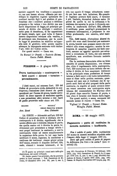 Annali della giurisprudenza italiana raccolta generale delle decisioni delle Corti di cassazione e d'appello in materia civile, criminale, commerciale, di diritto pubblico e amministrativo, e di procedura civile e penale