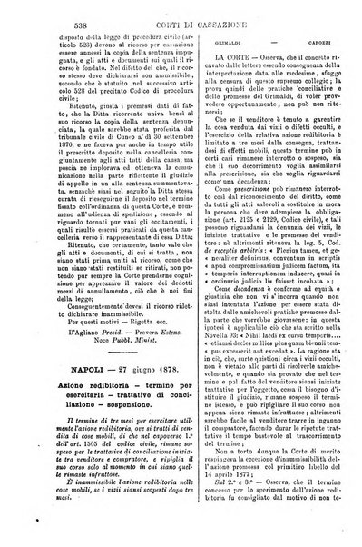 Annali della giurisprudenza italiana raccolta generale delle decisioni delle Corti di cassazione e d'appello in materia civile, criminale, commerciale, di diritto pubblico e amministrativo, e di procedura civile e penale