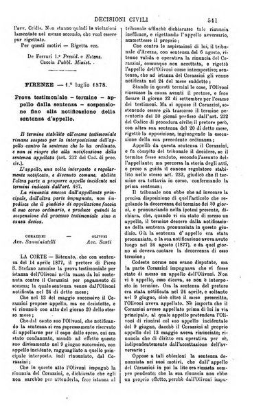 Annali della giurisprudenza italiana raccolta generale delle decisioni delle Corti di cassazione e d'appello in materia civile, criminale, commerciale, di diritto pubblico e amministrativo, e di procedura civile e penale