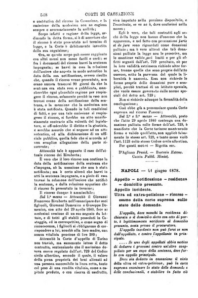 Annali della giurisprudenza italiana raccolta generale delle decisioni delle Corti di cassazione e d'appello in materia civile, criminale, commerciale, di diritto pubblico e amministrativo, e di procedura civile e penale