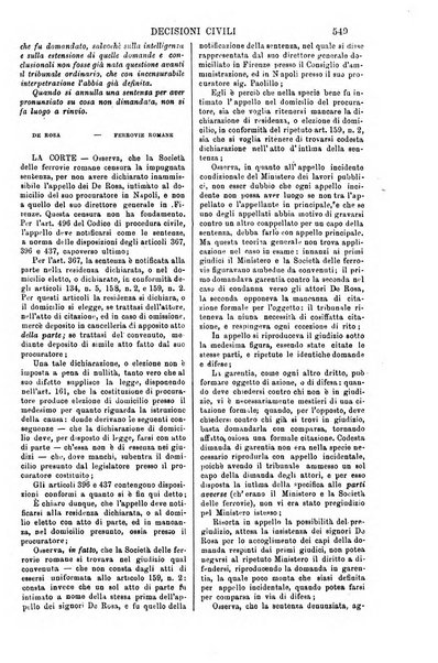 Annali della giurisprudenza italiana raccolta generale delle decisioni delle Corti di cassazione e d'appello in materia civile, criminale, commerciale, di diritto pubblico e amministrativo, e di procedura civile e penale