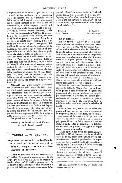 Annali della giurisprudenza italiana raccolta generale delle decisioni delle Corti di cassazione e d'appello in materia civile, criminale, commerciale, di diritto pubblico e amministrativo, e di procedura civile e penale