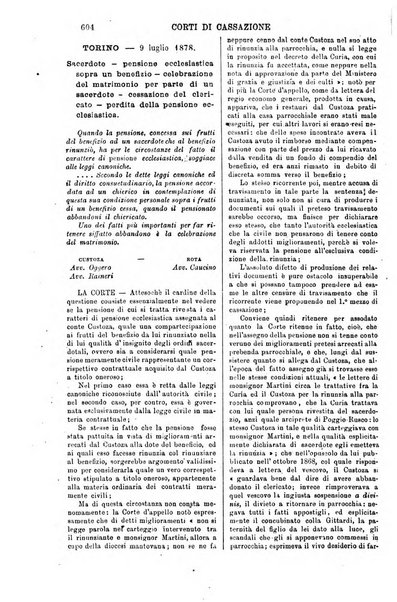 Annali della giurisprudenza italiana raccolta generale delle decisioni delle Corti di cassazione e d'appello in materia civile, criminale, commerciale, di diritto pubblico e amministrativo, e di procedura civile e penale