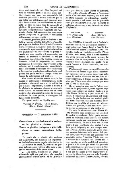 Annali della giurisprudenza italiana raccolta generale delle decisioni delle Corti di cassazione e d'appello in materia civile, criminale, commerciale, di diritto pubblico e amministrativo, e di procedura civile e penale