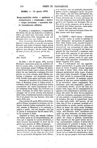 Annali della giurisprudenza italiana raccolta generale delle decisioni delle Corti di cassazione e d'appello in materia civile, criminale, commerciale, di diritto pubblico e amministrativo, e di procedura civile e penale