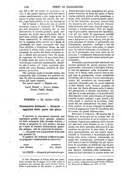 Annali della giurisprudenza italiana raccolta generale delle decisioni delle Corti di cassazione e d'appello in materia civile, criminale, commerciale, di diritto pubblico e amministrativo, e di procedura civile e penale