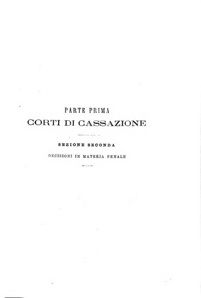 Annali della giurisprudenza italiana raccolta generale delle decisioni delle Corti di cassazione e d'appello in materia civile, criminale, commerciale, di diritto pubblico e amministrativo, e di procedura civile e penale