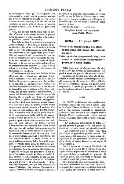 Annali della giurisprudenza italiana raccolta generale delle decisioni delle Corti di cassazione e d'appello in materia civile, criminale, commerciale, di diritto pubblico e amministrativo, e di procedura civile e penale