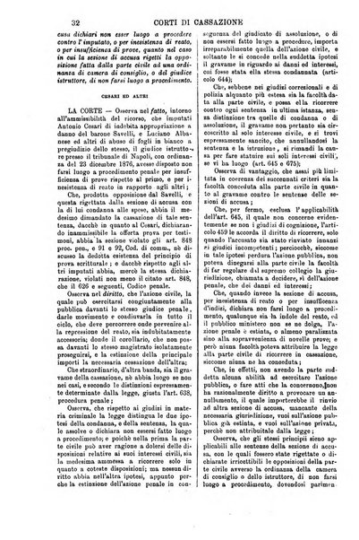 Annali della giurisprudenza italiana raccolta generale delle decisioni delle Corti di cassazione e d'appello in materia civile, criminale, commerciale, di diritto pubblico e amministrativo, e di procedura civile e penale