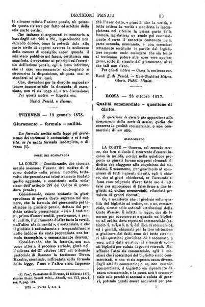 Annali della giurisprudenza italiana raccolta generale delle decisioni delle Corti di cassazione e d'appello in materia civile, criminale, commerciale, di diritto pubblico e amministrativo, e di procedura civile e penale