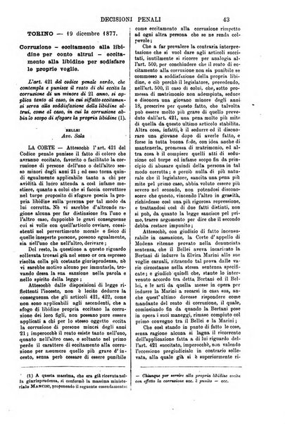 Annali della giurisprudenza italiana raccolta generale delle decisioni delle Corti di cassazione e d'appello in materia civile, criminale, commerciale, di diritto pubblico e amministrativo, e di procedura civile e penale