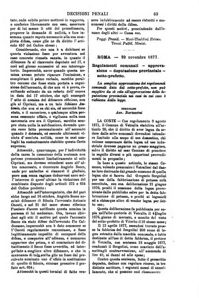 Annali della giurisprudenza italiana raccolta generale delle decisioni delle Corti di cassazione e d'appello in materia civile, criminale, commerciale, di diritto pubblico e amministrativo, e di procedura civile e penale