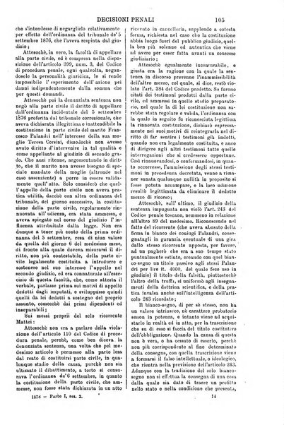 Annali della giurisprudenza italiana raccolta generale delle decisioni delle Corti di cassazione e d'appello in materia civile, criminale, commerciale, di diritto pubblico e amministrativo, e di procedura civile e penale