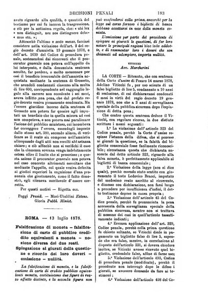 Annali della giurisprudenza italiana raccolta generale delle decisioni delle Corti di cassazione e d'appello in materia civile, criminale, commerciale, di diritto pubblico e amministrativo, e di procedura civile e penale