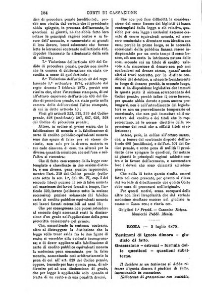 Annali della giurisprudenza italiana raccolta generale delle decisioni delle Corti di cassazione e d'appello in materia civile, criminale, commerciale, di diritto pubblico e amministrativo, e di procedura civile e penale