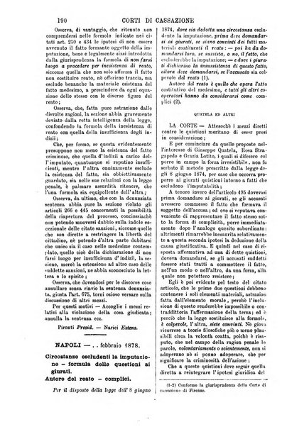 Annali della giurisprudenza italiana raccolta generale delle decisioni delle Corti di cassazione e d'appello in materia civile, criminale, commerciale, di diritto pubblico e amministrativo, e di procedura civile e penale