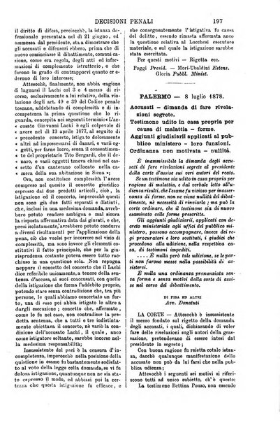 Annali della giurisprudenza italiana raccolta generale delle decisioni delle Corti di cassazione e d'appello in materia civile, criminale, commerciale, di diritto pubblico e amministrativo, e di procedura civile e penale