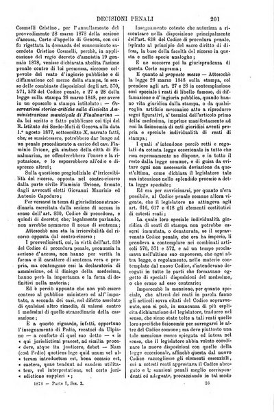 Annali della giurisprudenza italiana raccolta generale delle decisioni delle Corti di cassazione e d'appello in materia civile, criminale, commerciale, di diritto pubblico e amministrativo, e di procedura civile e penale