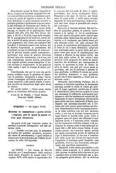 Annali della giurisprudenza italiana raccolta generale delle decisioni delle Corti di cassazione e d'appello in materia civile, criminale, commerciale, di diritto pubblico e amministrativo, e di procedura civile e penale