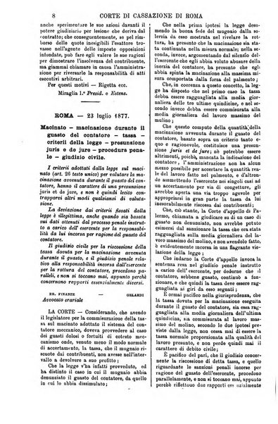 Annali della giurisprudenza italiana raccolta generale delle decisioni delle Corti di cassazione e d'appello in materia civile, criminale, commerciale, di diritto pubblico e amministrativo, e di procedura civile e penale