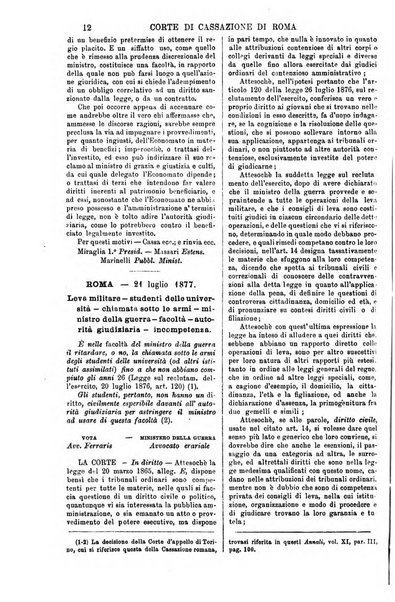 Annali della giurisprudenza italiana raccolta generale delle decisioni delle Corti di cassazione e d'appello in materia civile, criminale, commerciale, di diritto pubblico e amministrativo, e di procedura civile e penale