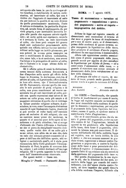 Annali della giurisprudenza italiana raccolta generale delle decisioni delle Corti di cassazione e d'appello in materia civile, criminale, commerciale, di diritto pubblico e amministrativo, e di procedura civile e penale