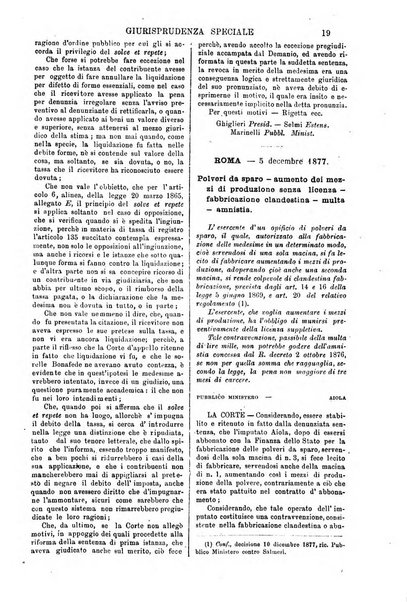 Annali della giurisprudenza italiana raccolta generale delle decisioni delle Corti di cassazione e d'appello in materia civile, criminale, commerciale, di diritto pubblico e amministrativo, e di procedura civile e penale